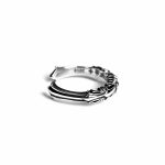 Chrome Hearts Baby Double Floral Cross Ring - Image 2