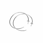 Chrome Hearts Plus Hoop Earrings - Image 3